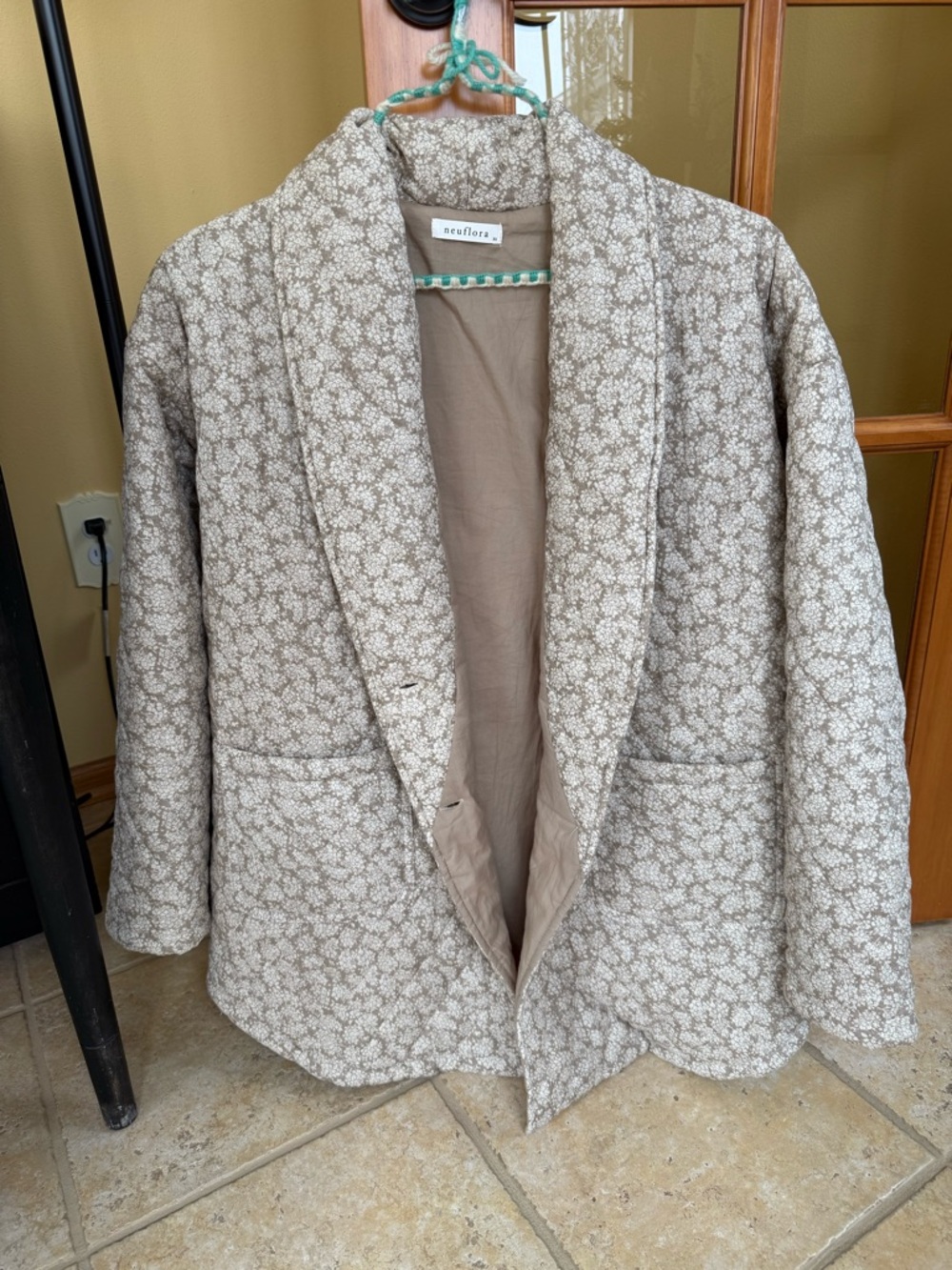 Neuflora Lynnwood Coat Brown Floral